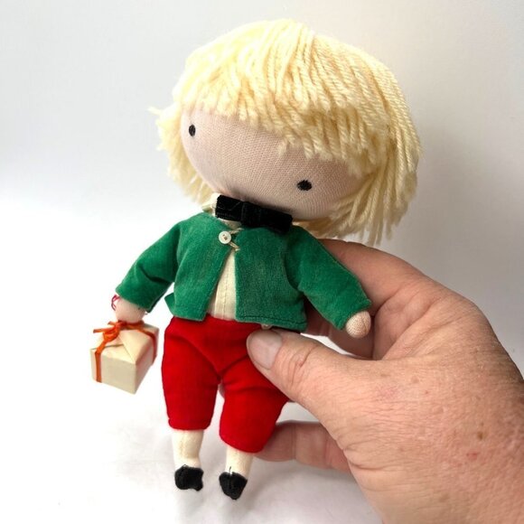 Pocket Doll Joan Walsh Anglund Boucher Christmas Boy 1967 Japan